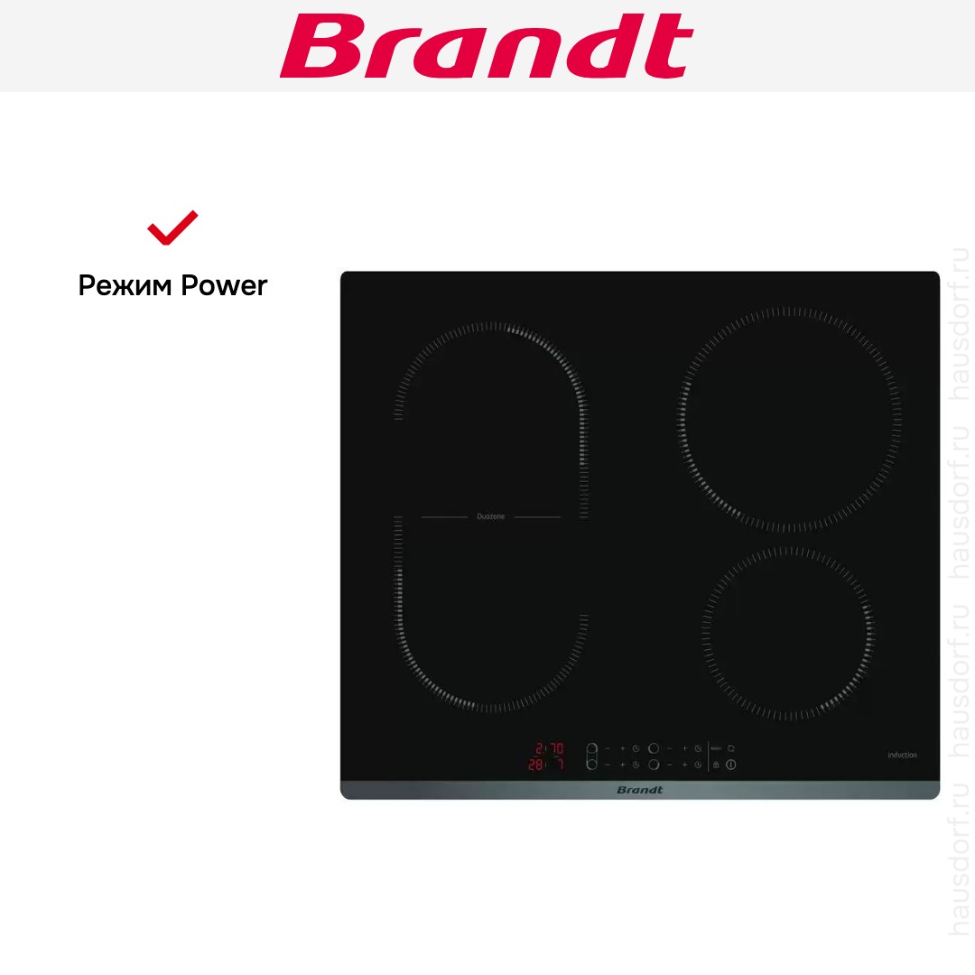 Индукционная варочная панель Brandt BPI6427B