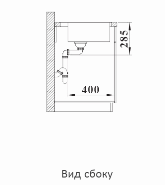  Blanco Solis 400-IF/A нерж. сталь полированная, кл-авт PushControl