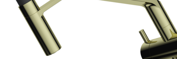  3-в-1 Omoikiri Akeno LG светлое золото