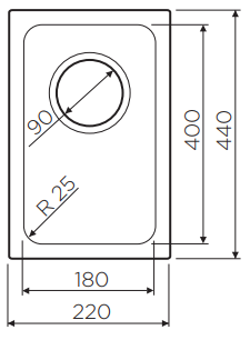  Omoikiri Tadzava 22-U/I IN нерж.сталь