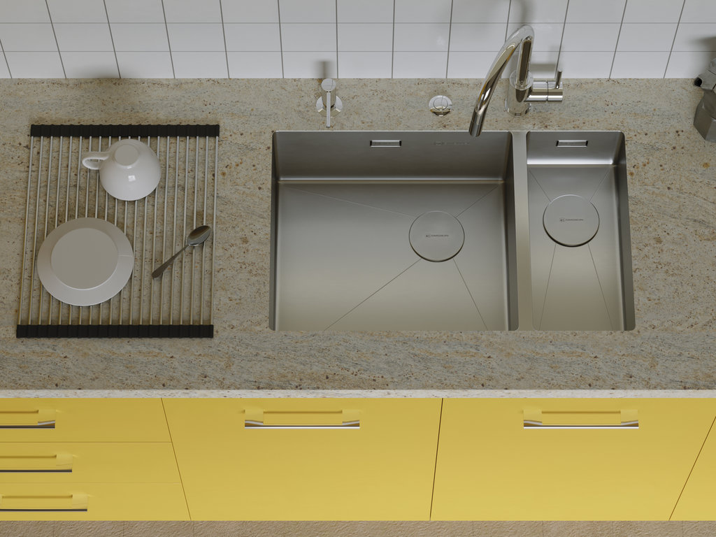  Omoikiri Taki 69-2-U/IF-IN-L Side нерж. сталь, чаша слева