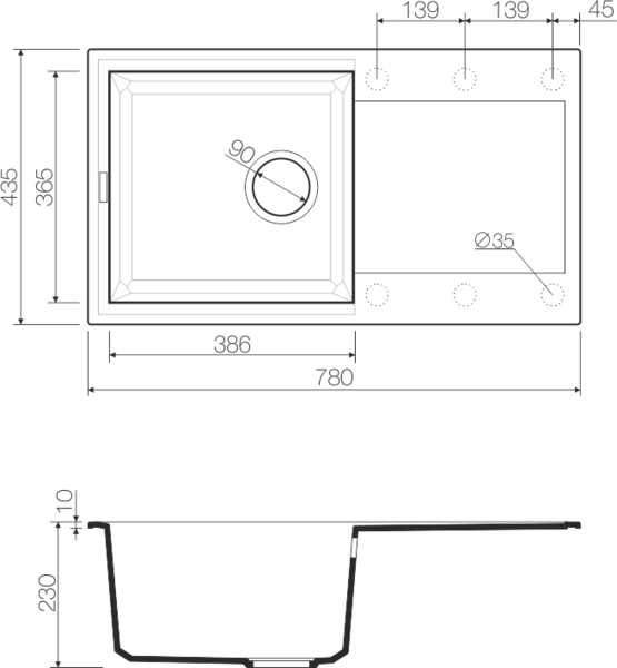  Omoikiri Sakaime 78-BE ваниль