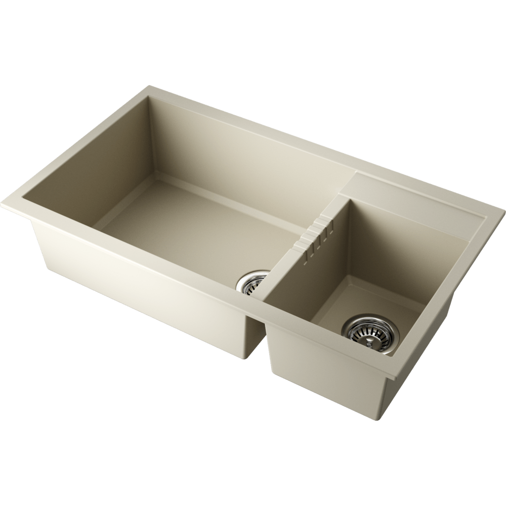 Мойка для кухни Omoikiri Tedori 86-2-LB-BE ваниль