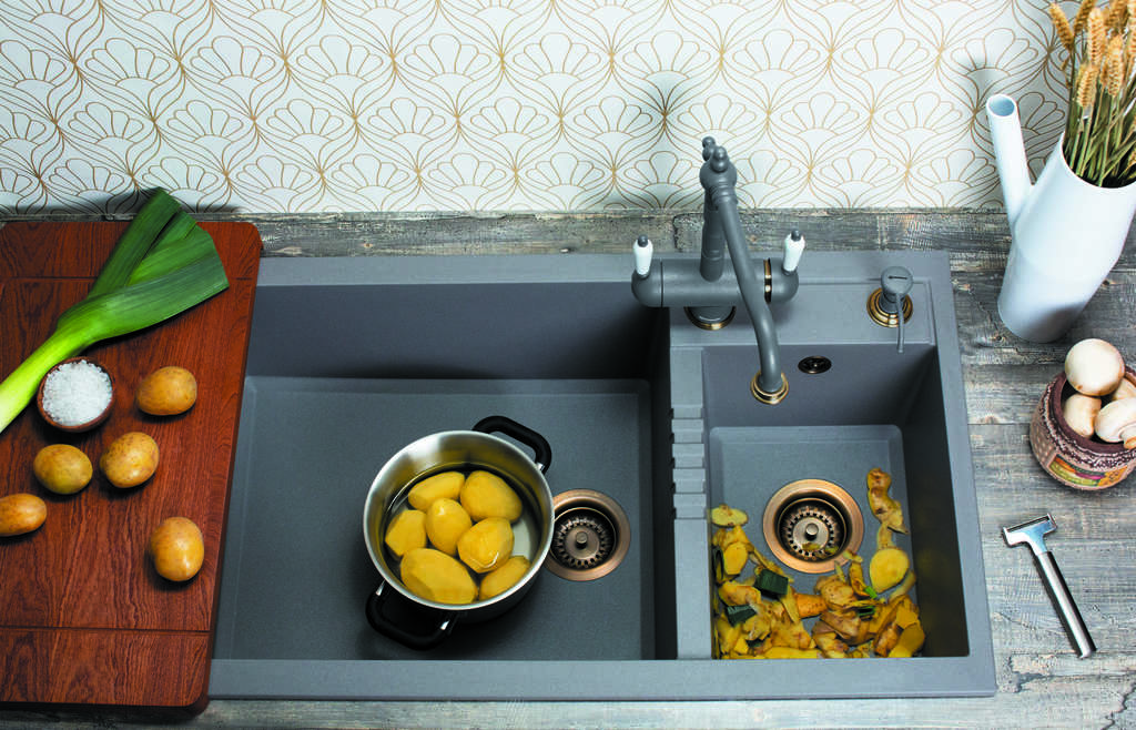  Omoikiri Tedori 86-2-LB-PL платина