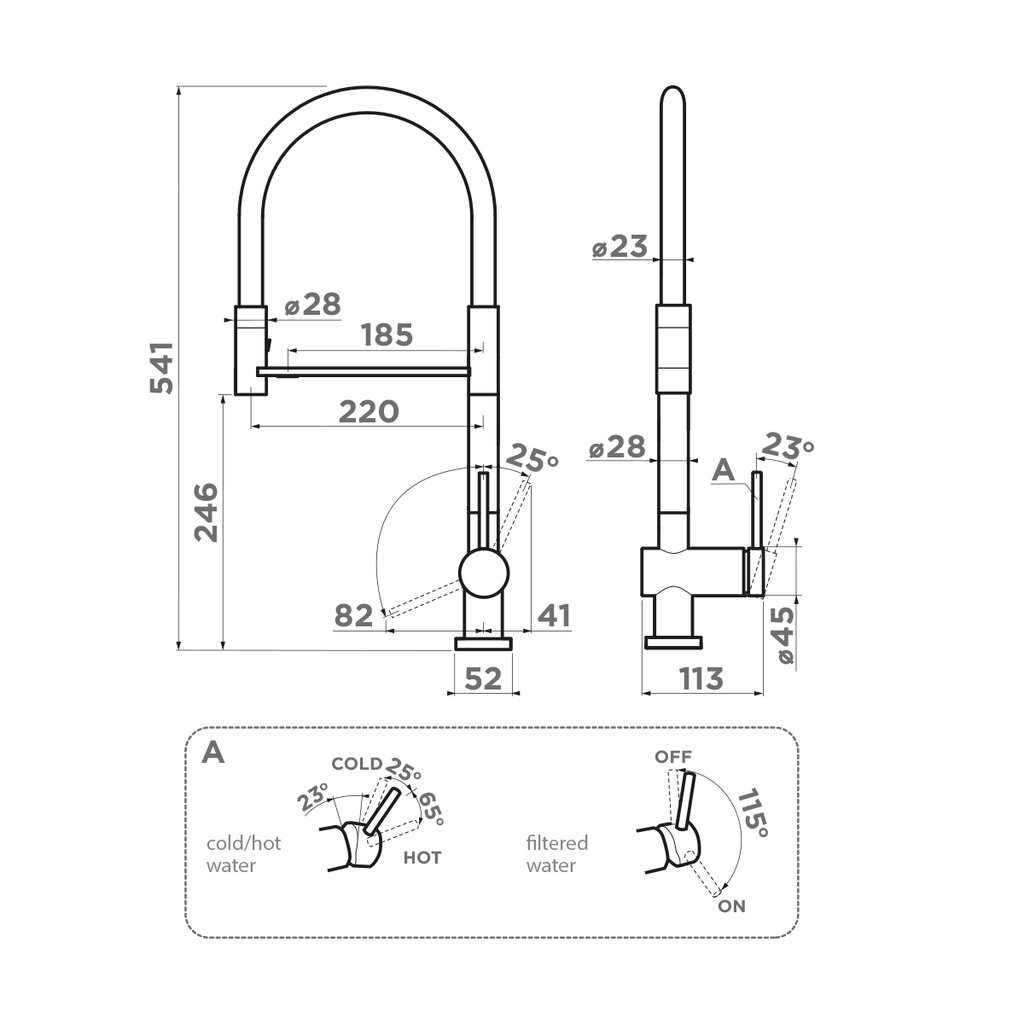  Omoikiri Kanto-2 Plus-SB GB-BL графит