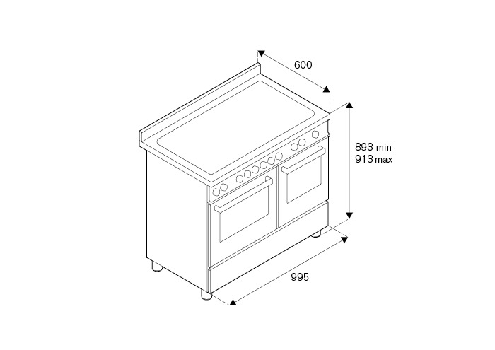  Bertazzoni PRO106L2ENET