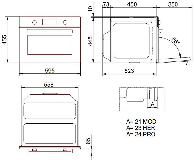  Bertazzoni FMOD4077MTB1