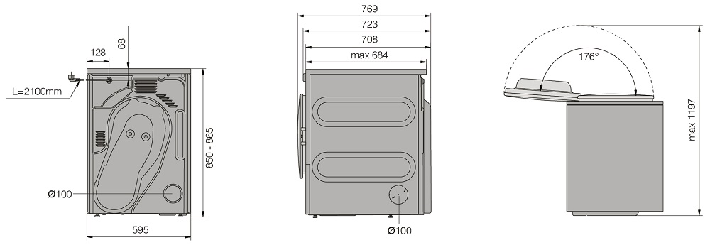 Профессиональная сушильная машина Asko TDC1485VB.T
