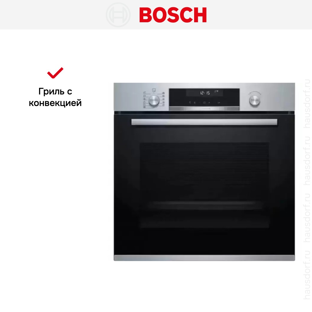 Встраиваемый духовой шкаф BOSCH HBG538ES6R