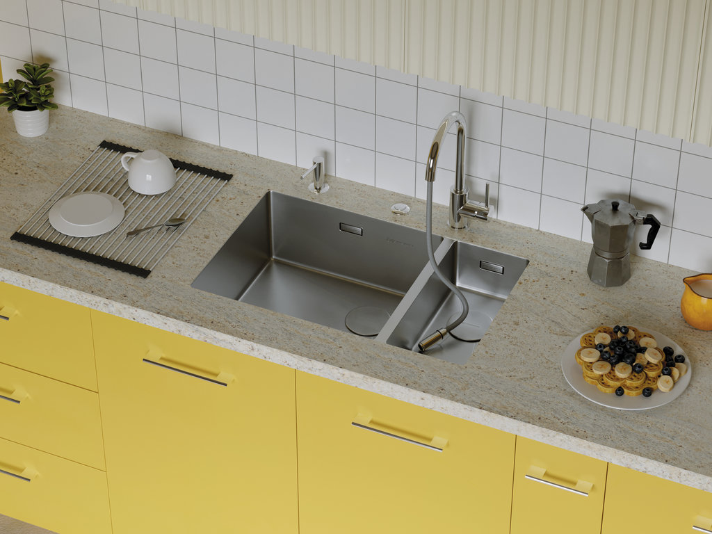  Omoikiri Taki 69-2-U/IF-IN-L Side нерж. сталь, чаша слева