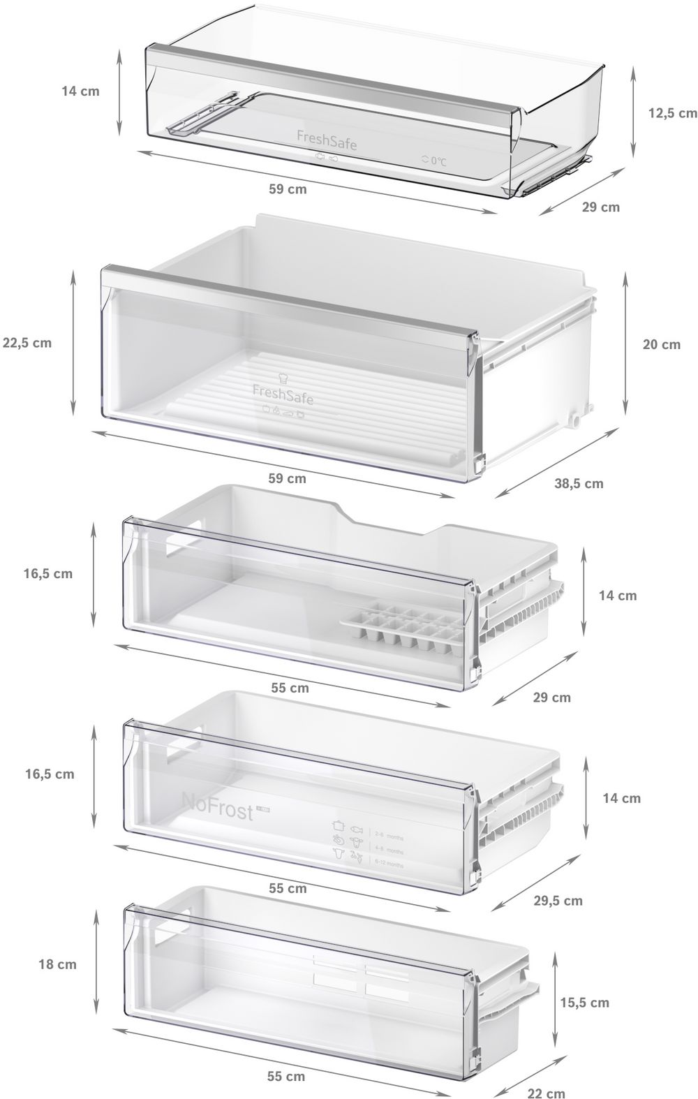 Встраиваемый холодильник Neff KB7962FE0