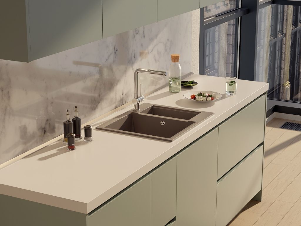  Omoikiri Sakaime 60-2-BL Tetogranit черный