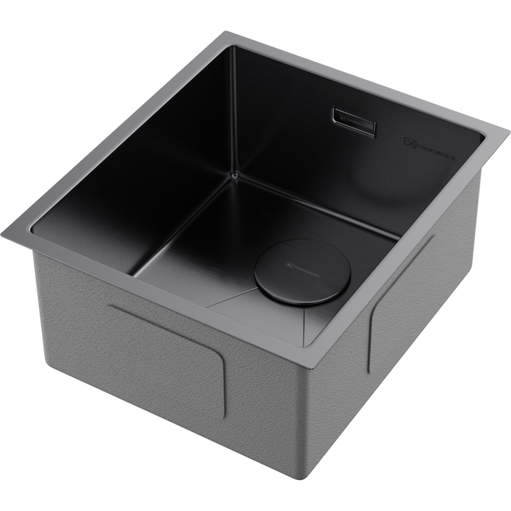 Мойка для кухни Omoikiri Taki 38-U/IF GM вороненая сталь