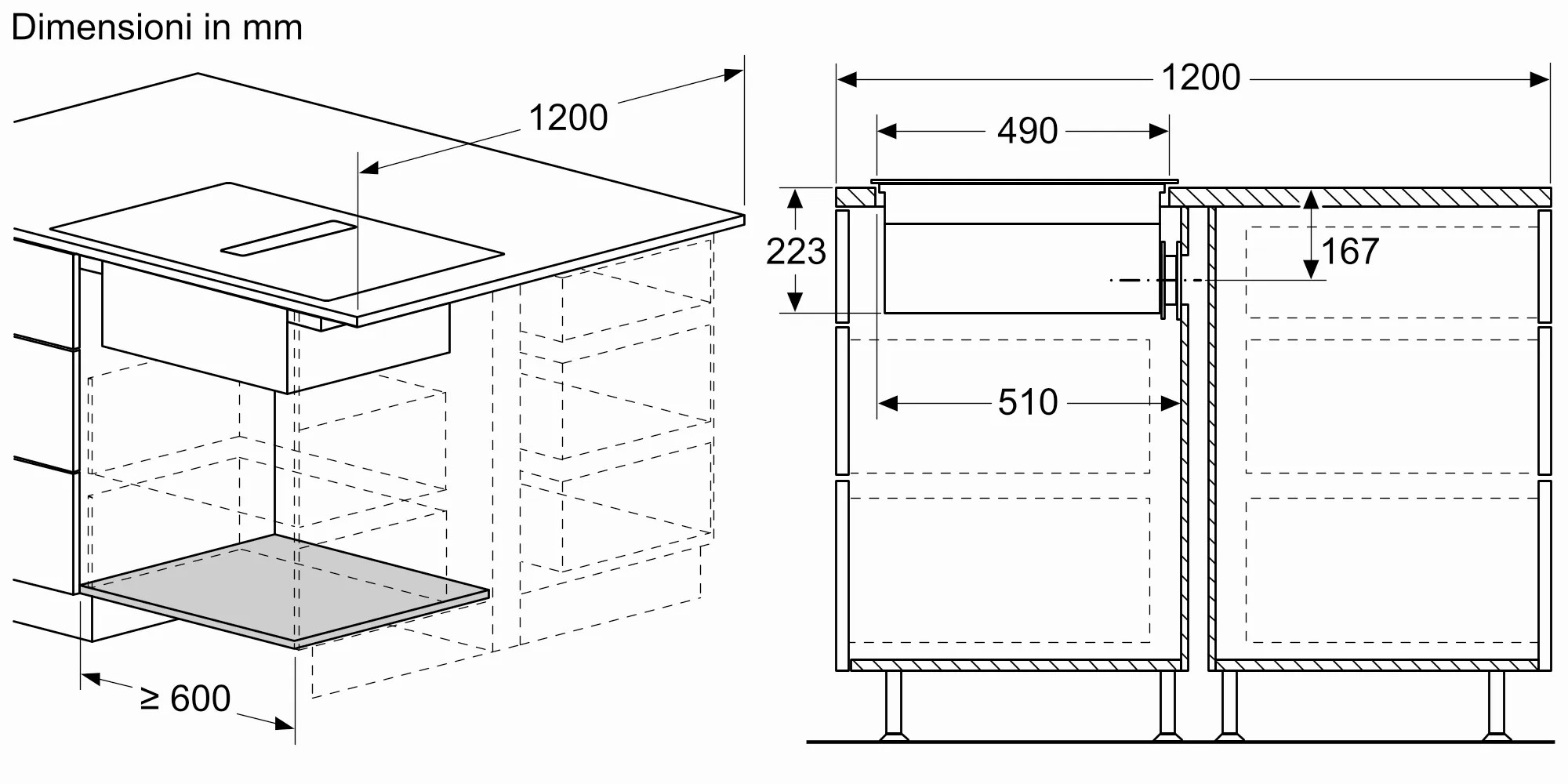 Встраиваемая индукционная варочная панель Neff V58NBS1L0