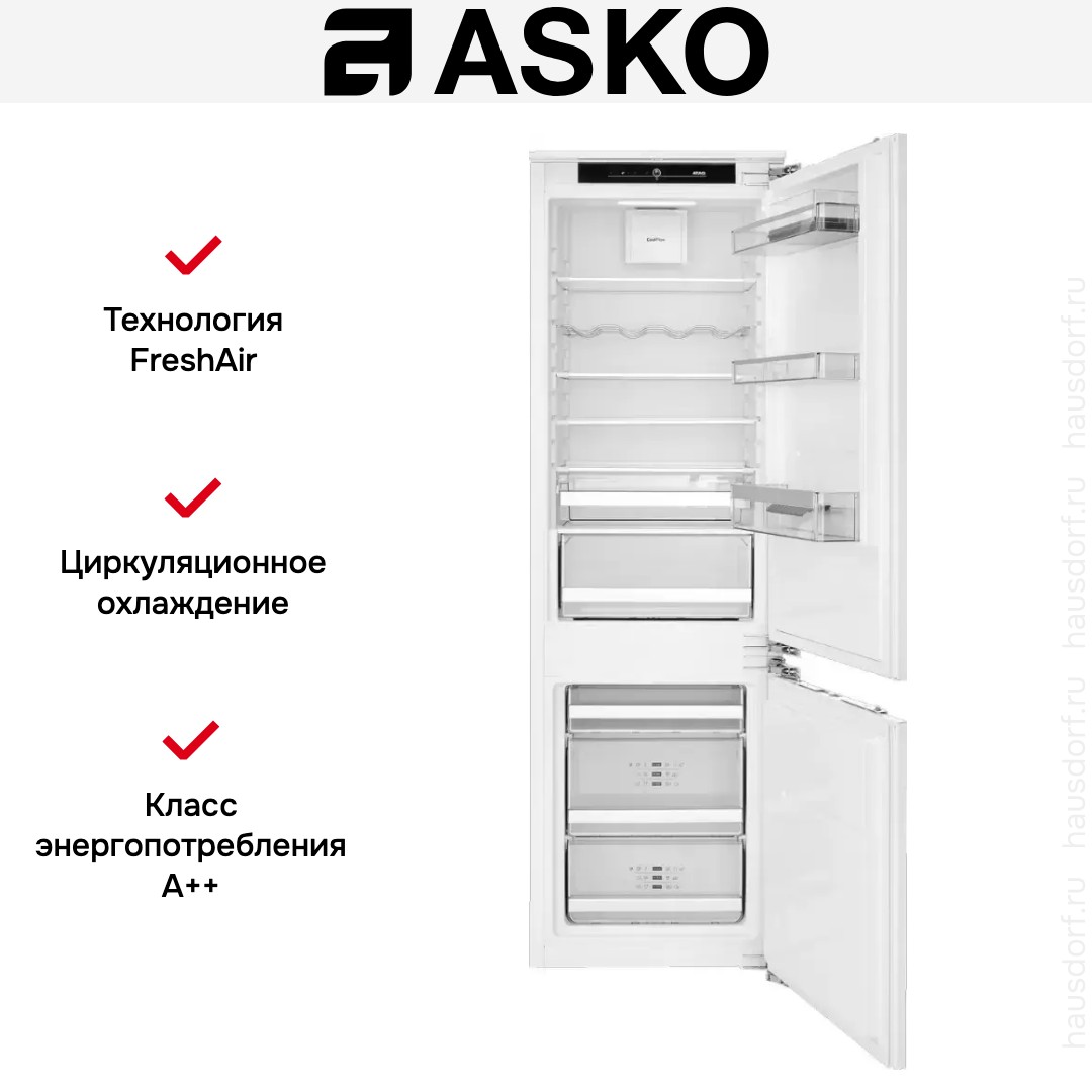 Встраиваемый холодильник Asko RFN31831I