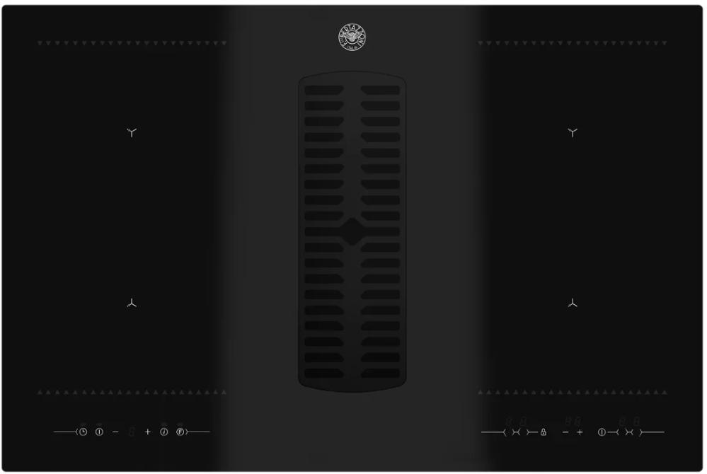 Варочная панель со встроенной вытяжкой Bertazzoni P784ICHNE