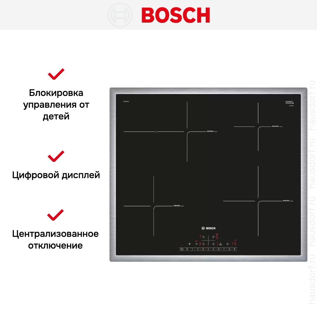 Варочная панель Bosch PIF645FB1E
