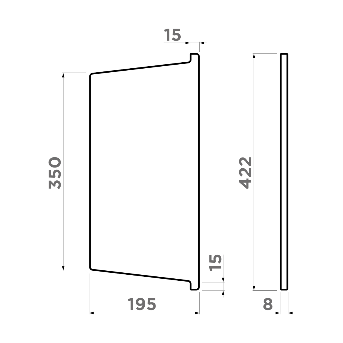 Omoikiri CB-Prime-400-GB графит, HPL-пластик