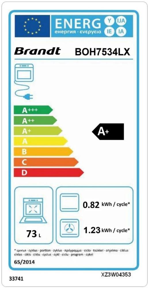  Brandt BOH7534LX
