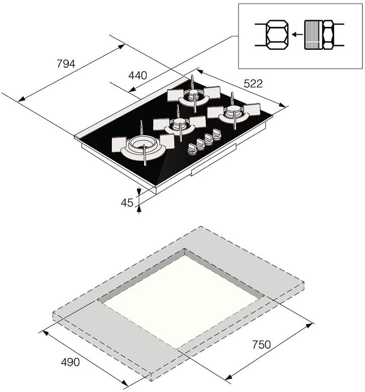 Варочная панель Asko HG8843BGB1