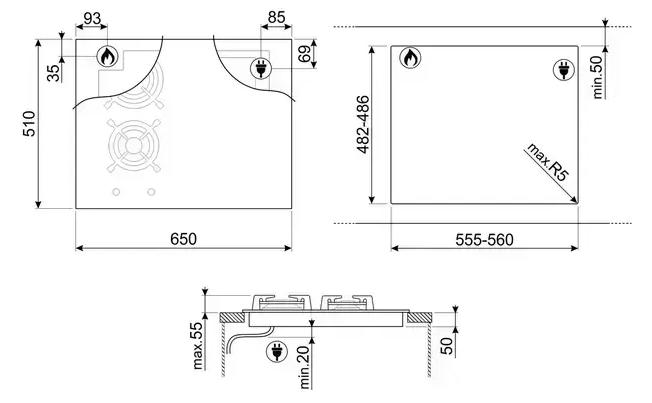  Smeg PM3643D