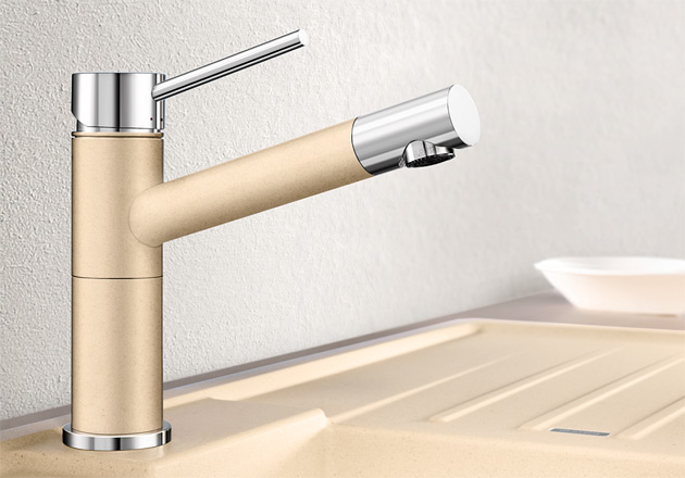  Blanco Alta compact chrome/Silgranit антрацит