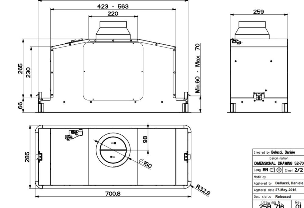  Faber IN-LIGHT EV8P WH MATT A70