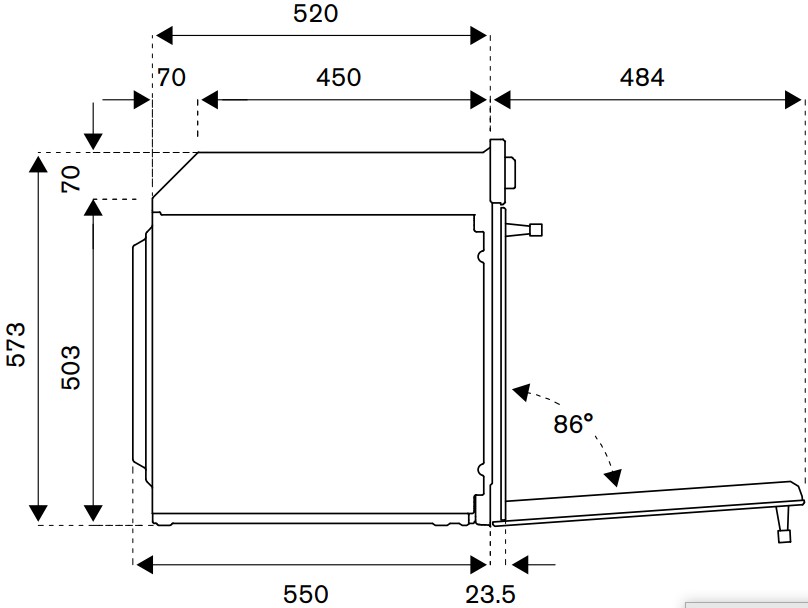 Духовой шкаф с паром Bertazzoni F6011PROVPTN/23
