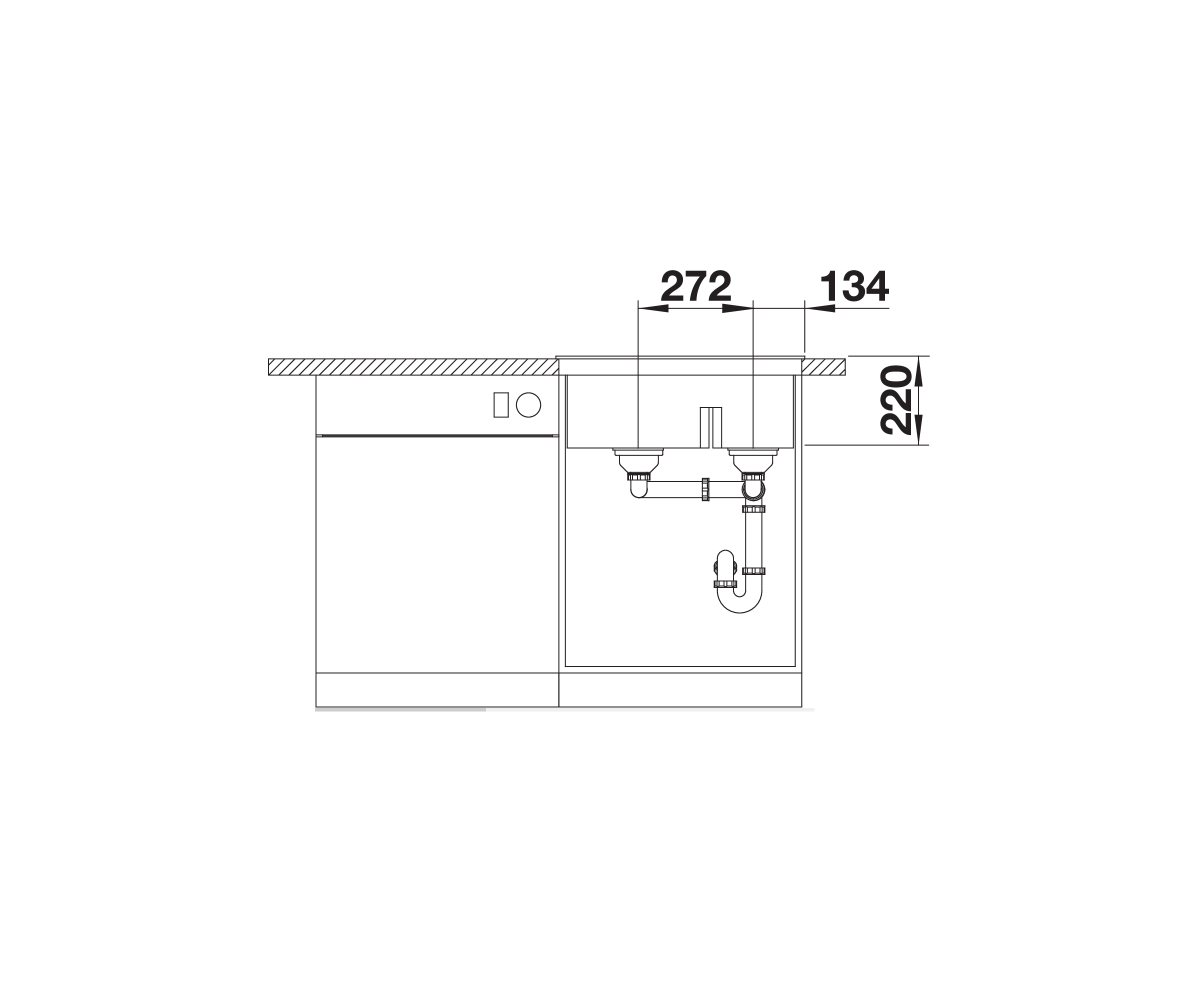  Blanco Pleon 6 Split черный