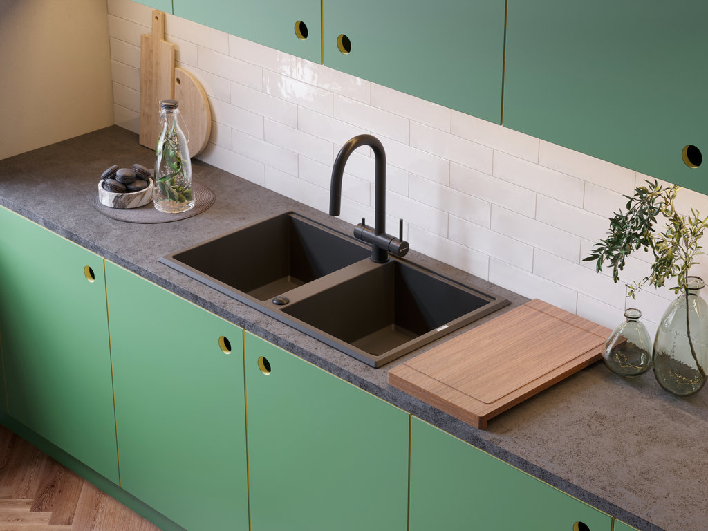  Omoikiri Tedori 86-2-BL черный