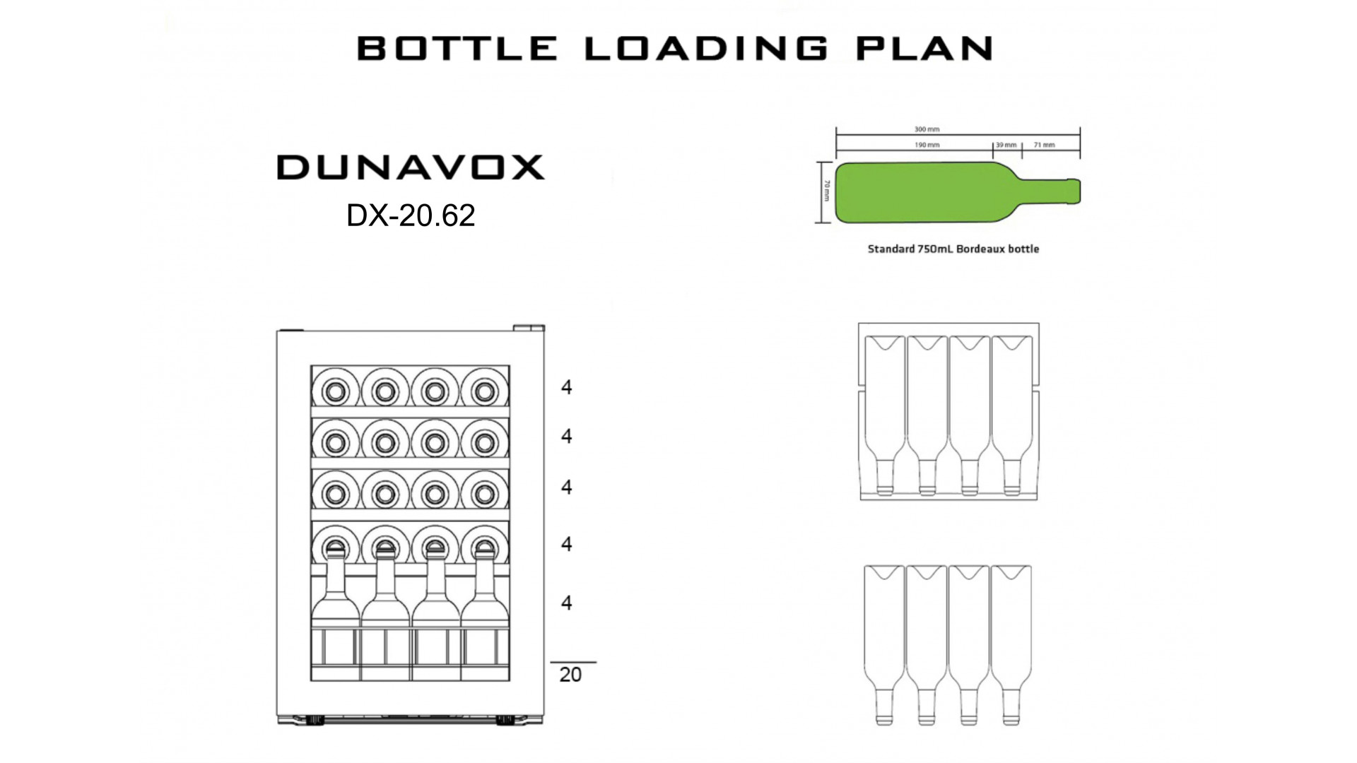 Винный шкаф Dunavox DX-20.62KF