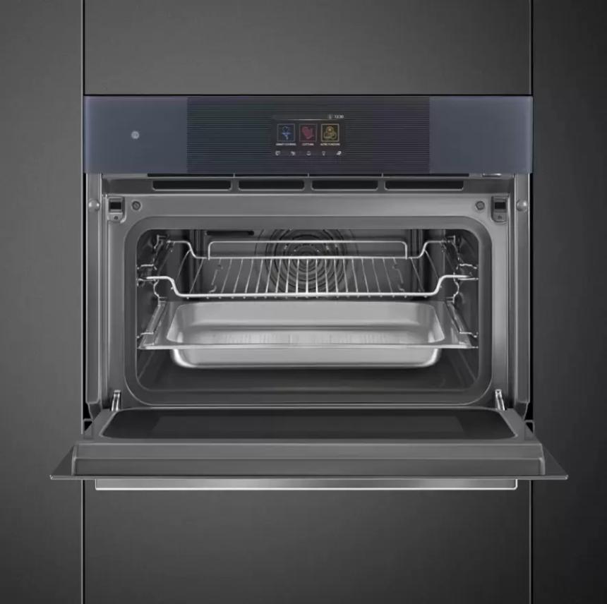 Компактный духовой шкаф с пароваркой шкаф Smeg SO4104APG