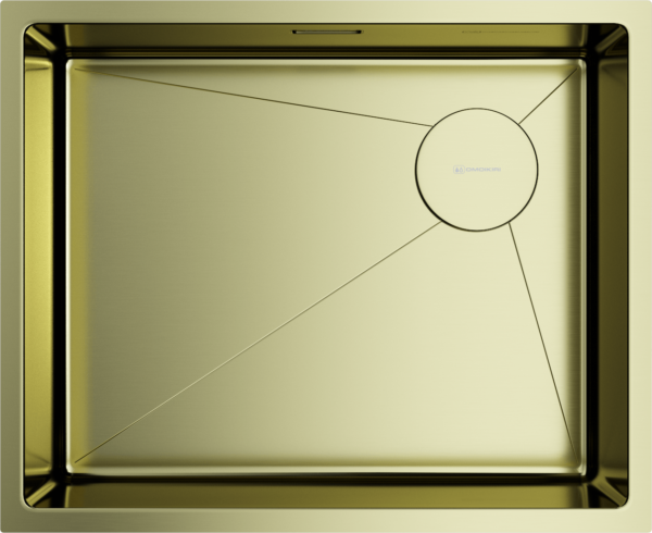  Omoikiri Taki 54-U/IF-LG Side SF светлое золото