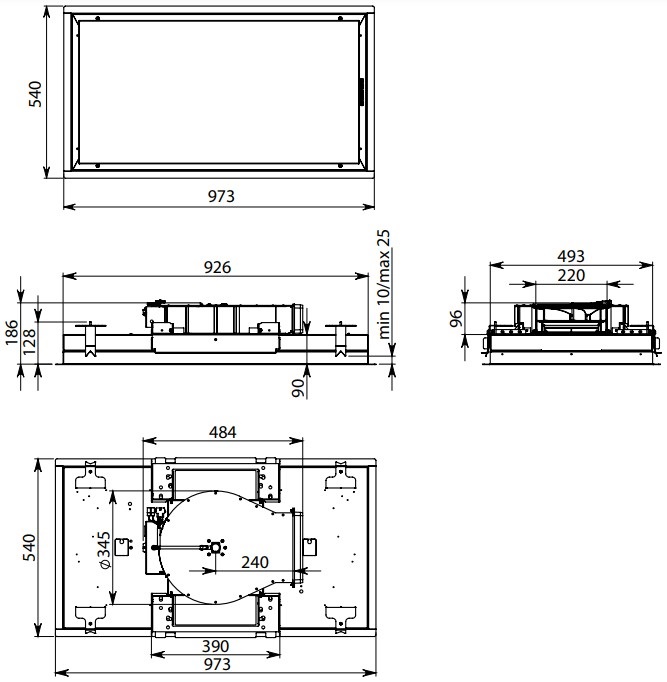  Falmec NUBE ISOLA 90 INOX (без мотора)