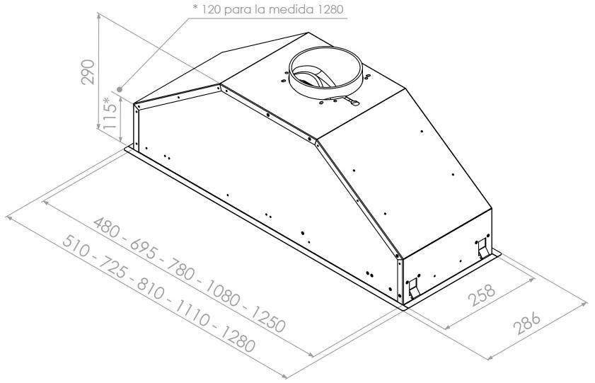  Pando GTI/510 INOX V.1050 ECO SEC PLUS