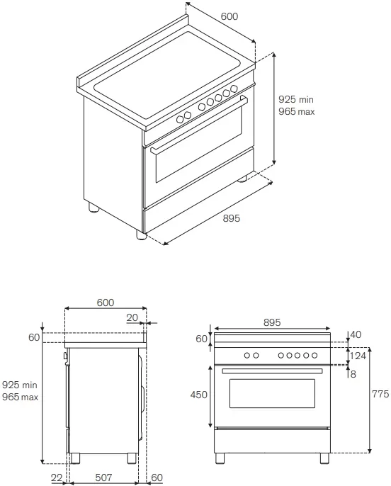  Bertazzoni PRO90 6 MFE S ROT