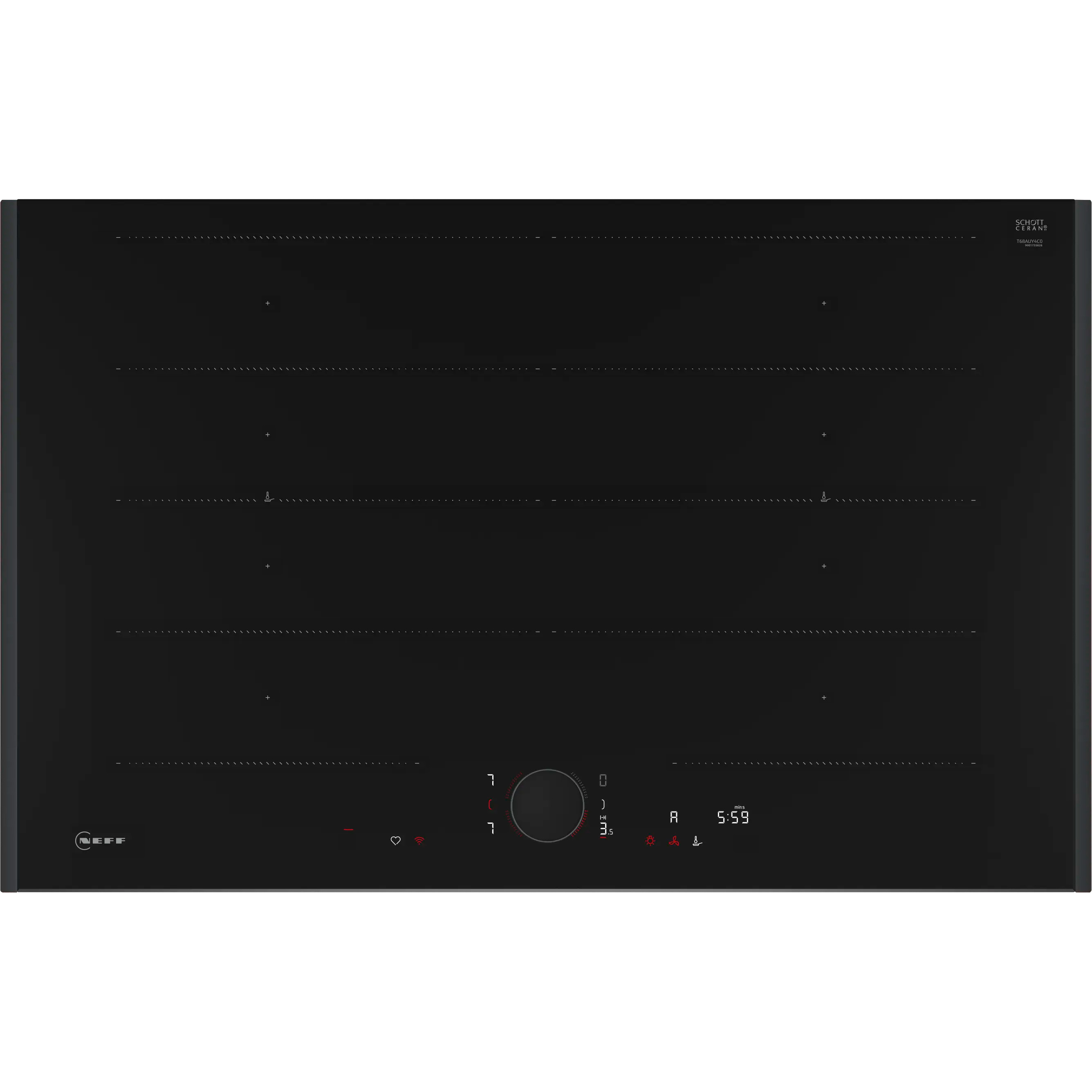 Встраиваемая индукционная варочная панель Neff T68AUY4C0