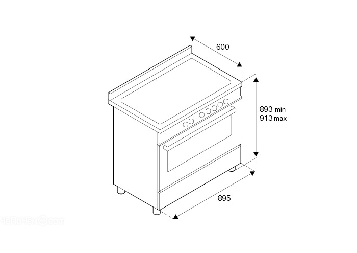  Bertazzoni PRO96L2ENET