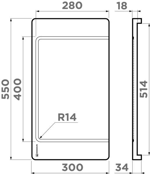 Omoikiri CB-04-WOOD-L