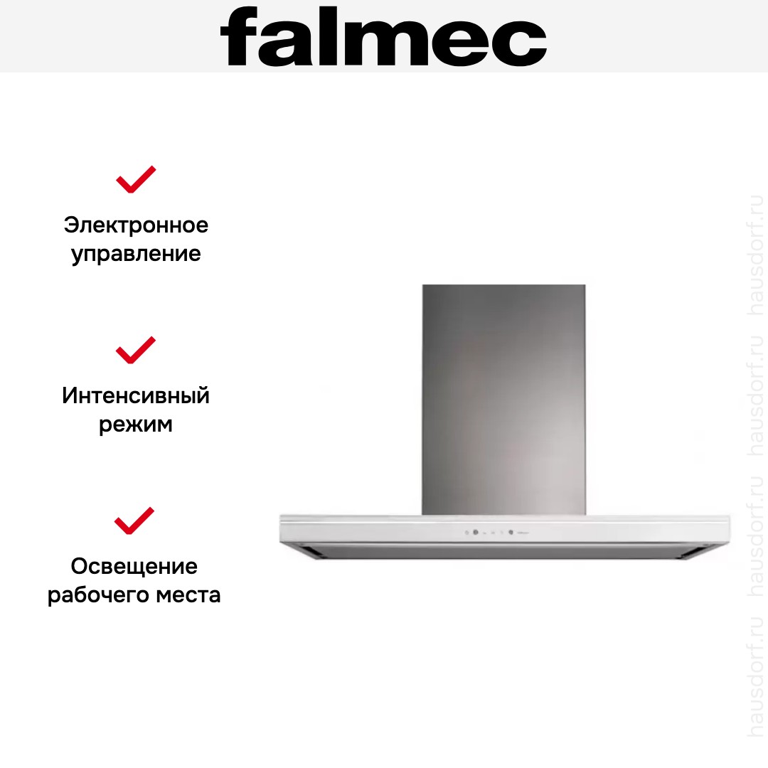  Falmec Lumina 90 Glass White wall (NRS)