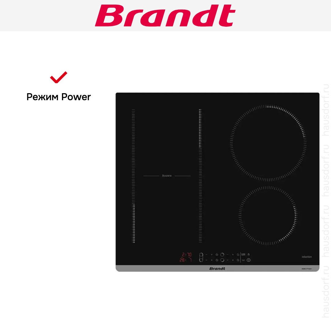 Индукционная варочная панель Brandt BPI164DUB