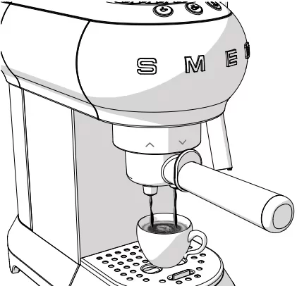 Кофемашина Smeg ECF01PKEU