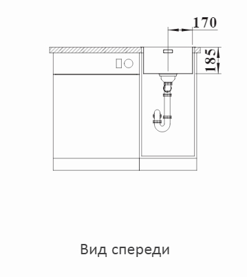  Blanco Solis 340-IF нерж. сталь полированная