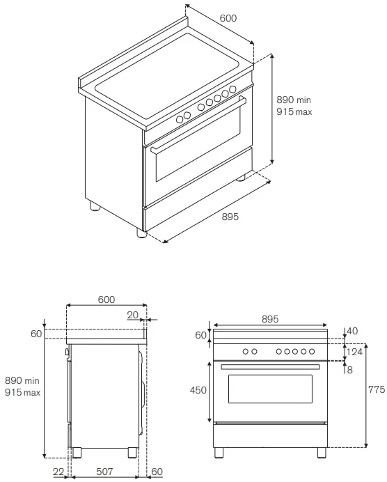  Bertazzoni PRO90 6 MFE S XE