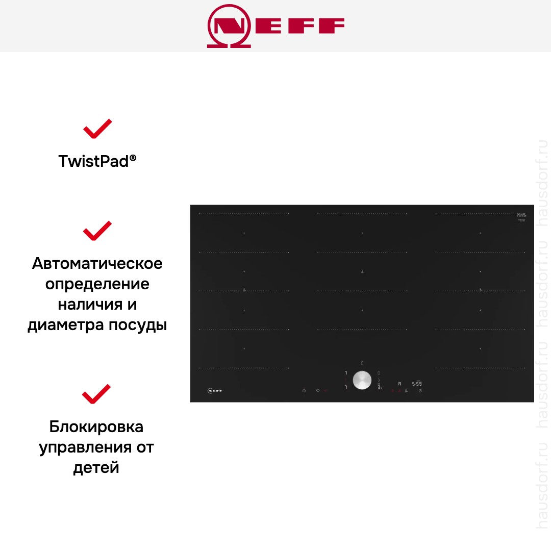 Индукционная варочная панель Neff T69PTX4L0