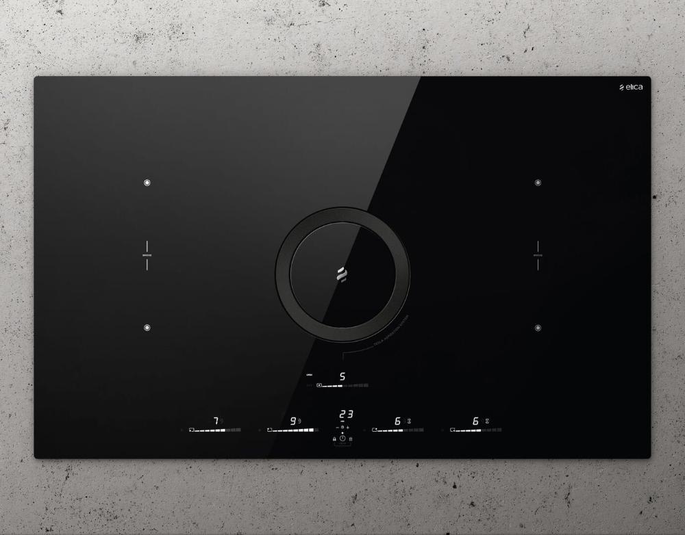 Варочная панель с вытяжкой Elica NIKOLATESLA SWITCH GLOW BL/A/83