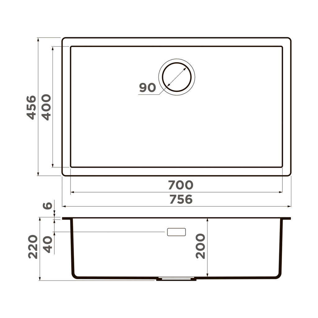 Omoikiri Yamakawa 75-U/I WG wind green