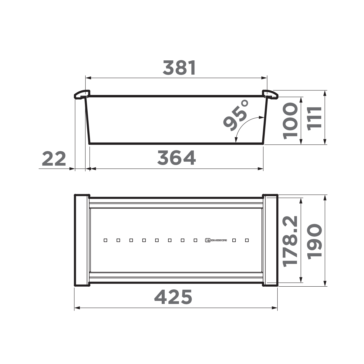  Omoikiri CO-02-GB графит