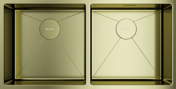  Omoikiri Taki 86-2-U/IF-LG светлое золото