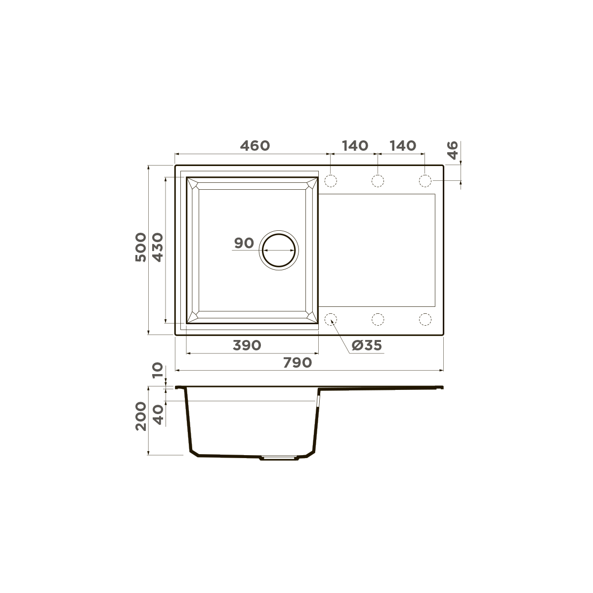  Omoikiri Sakaime 79-BE ваниль